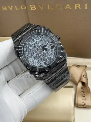 Automatic Quality Luxury Bvlgari Men Wristwatch