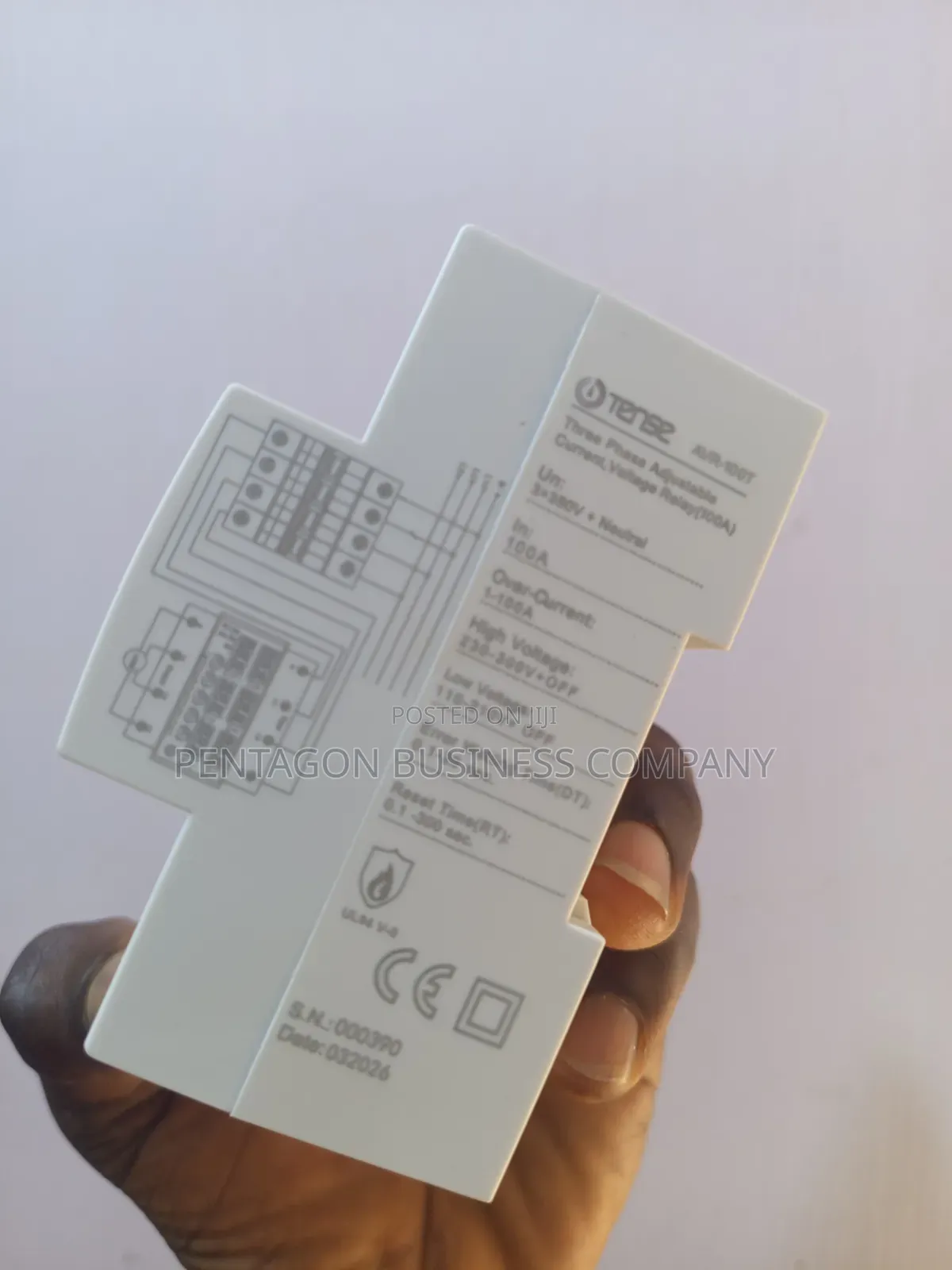 Tense Digital Voltage/Current Protector 63Ahms 3Phase .
