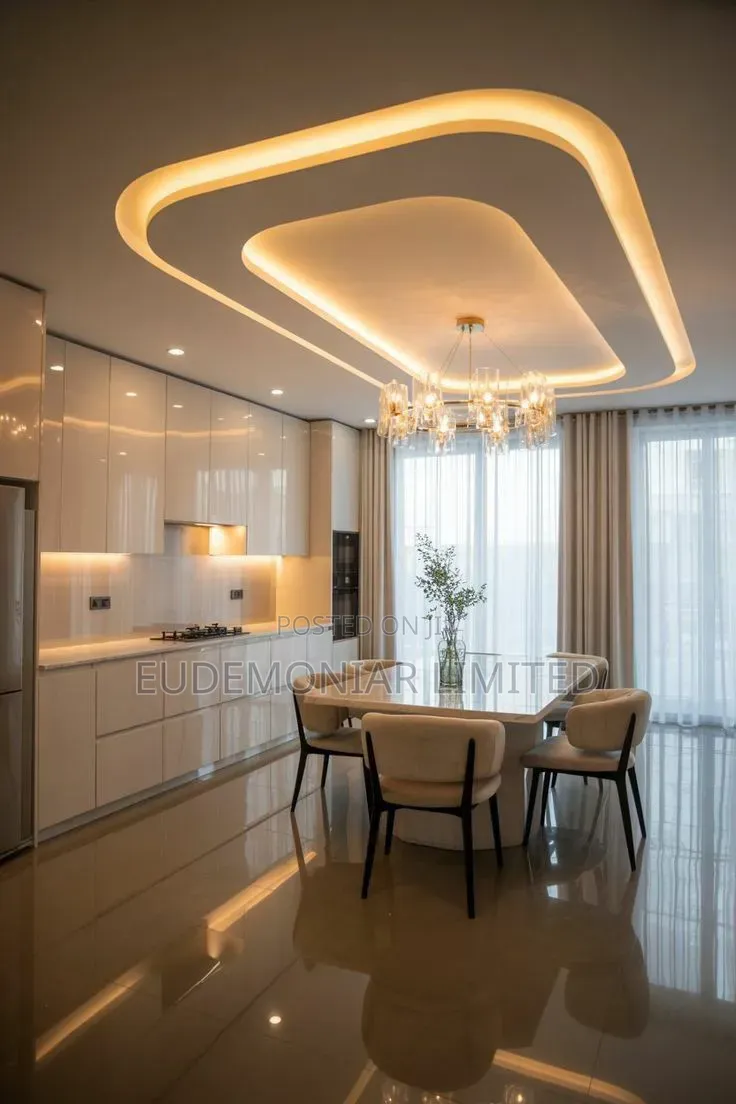 Multi-Level POP Ceiling Construction