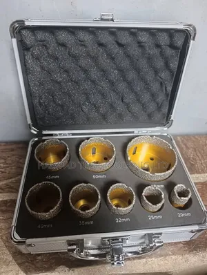 8 PCS Diamond Brazing Hole Saw Set