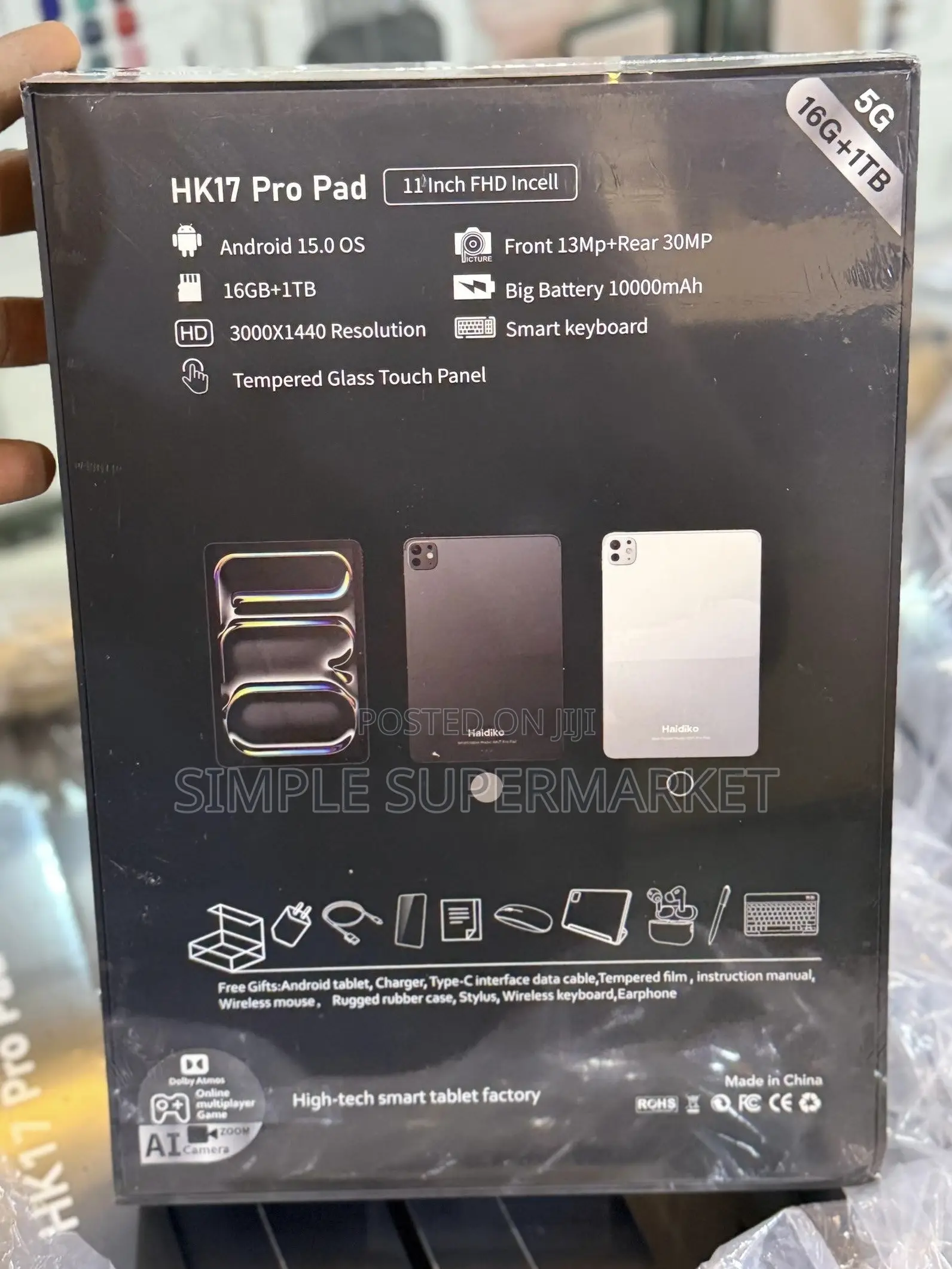 New Tablet 1 TB Black