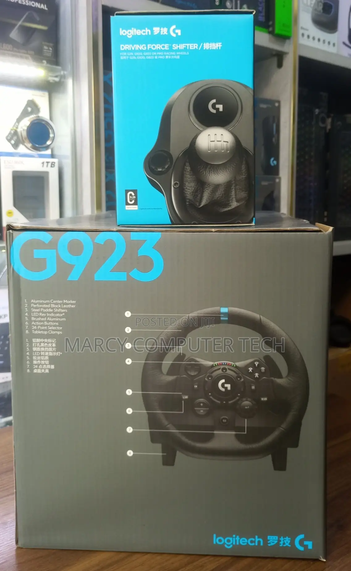 Logitech Trueforce G923 and Driving Force Shifter