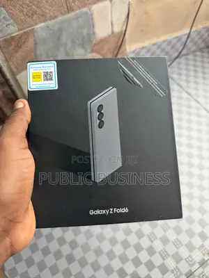 New Samsung Galaxy Z Fold6 256 GB Black