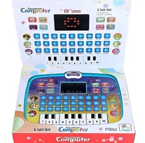 Kids' Interactive Educational Learning Computer Toy With LED Screen