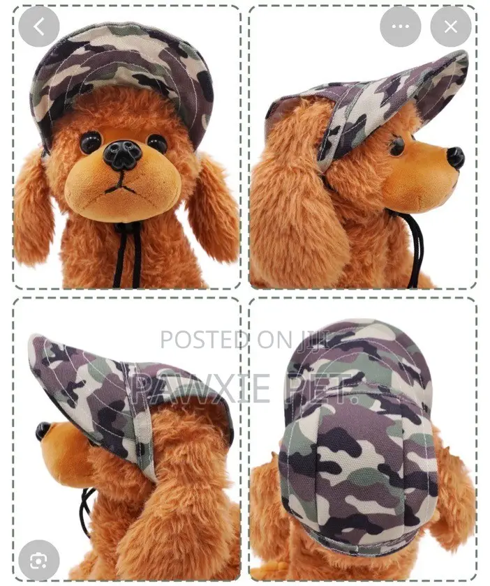 High Paw Camouflage Pet Cap