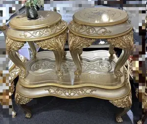 Royal Center Table With Two Royal Side Stools