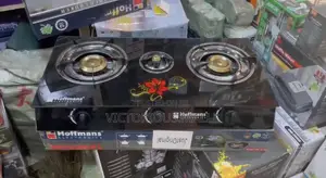 Hoffman Three Burner Gas Cooker , Glass Table Gas Cooker