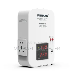 Brand New Firman 2000W Wall-Mounted Stabilizer(FVR-2000w Unboxed Only