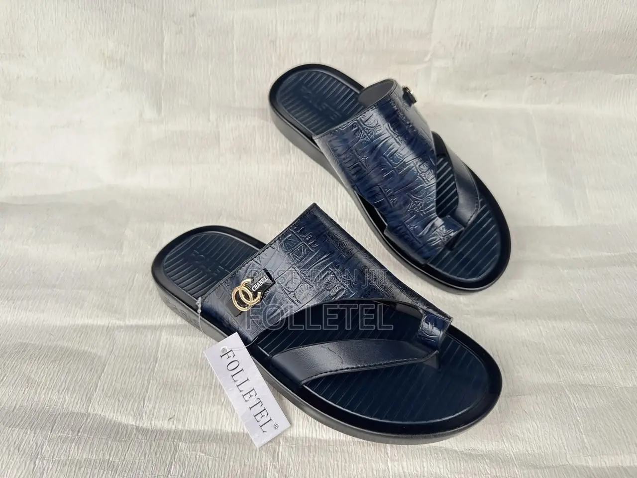 Leather Slipper.