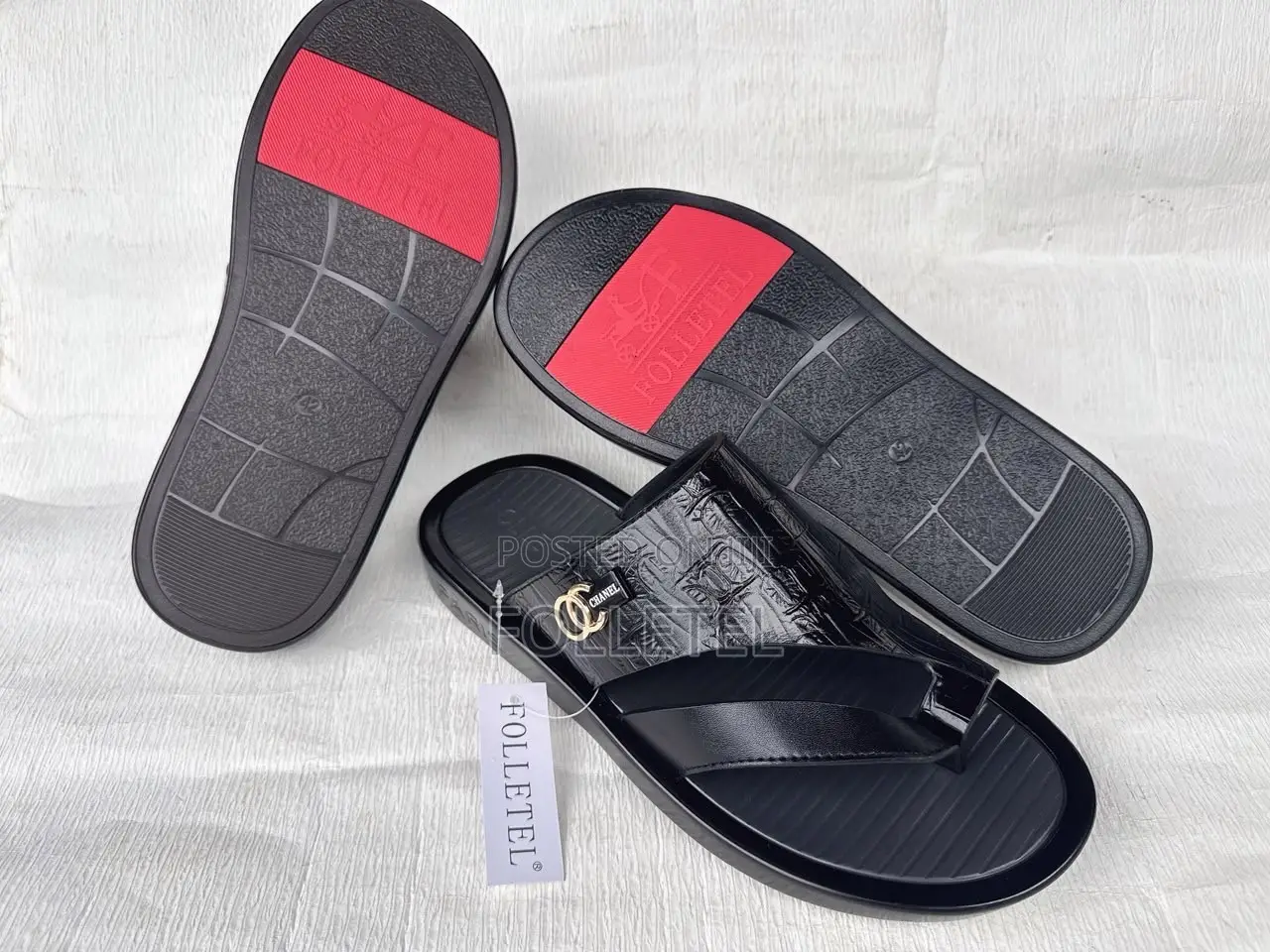 Leather Slipper.