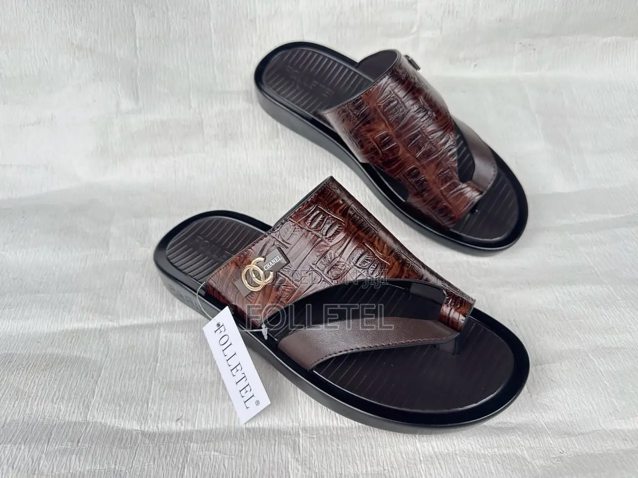 Leather Slipper.