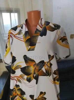 Radiant Golden Lily Long Dress