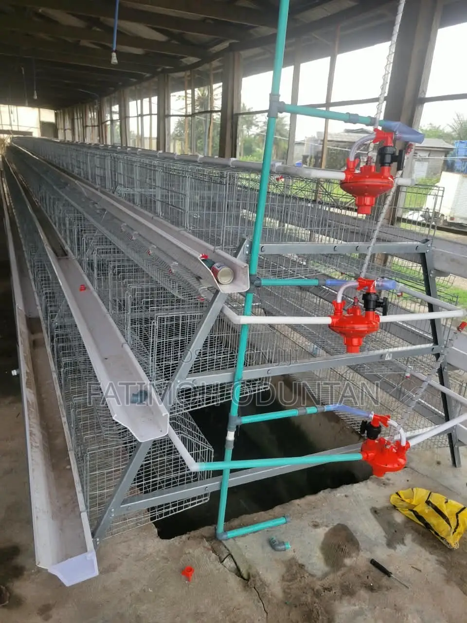 96 Set Capacity Imported Battery Cage