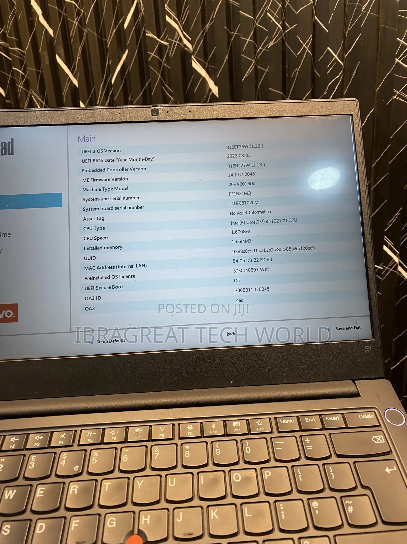 Laptop Lenovo ThinkPad E14 Gen 2 16GB Intel Core i5 SSD 256GB