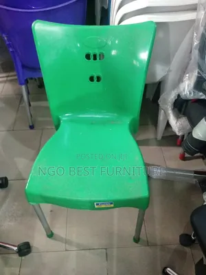 Iron Leg Plastic Chair