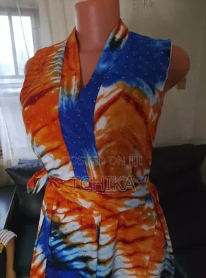 Crystal-Embellished Vibrant Dress