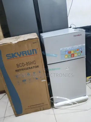 Skyrun Small Space Double Door Top Freezer Refrigerator -