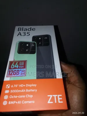 New ZTE Blade A35 64 GB Black