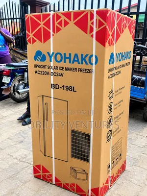 Yohako 198L Upright Solar Ice Maker Freezer – AC220V/DC24V
