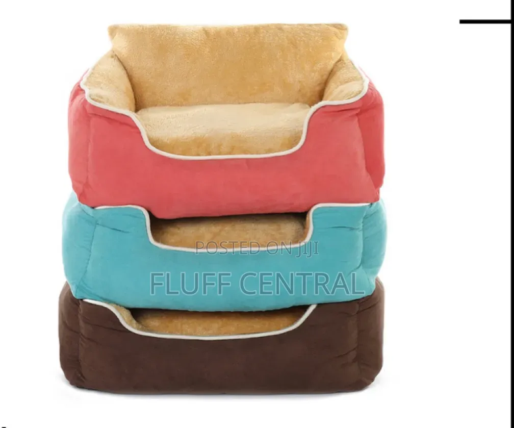 Fully Removable Back Rest Pet Bed (L)65*58*21cm