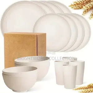16 Set of Dinner Unbreakable Set Dinnerware Sets (16PCS) - Lightweigh