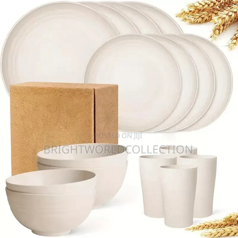 16 Set of Dinner Unbreakable Set Dinnerware Sets (16PCS) - Lightweigh