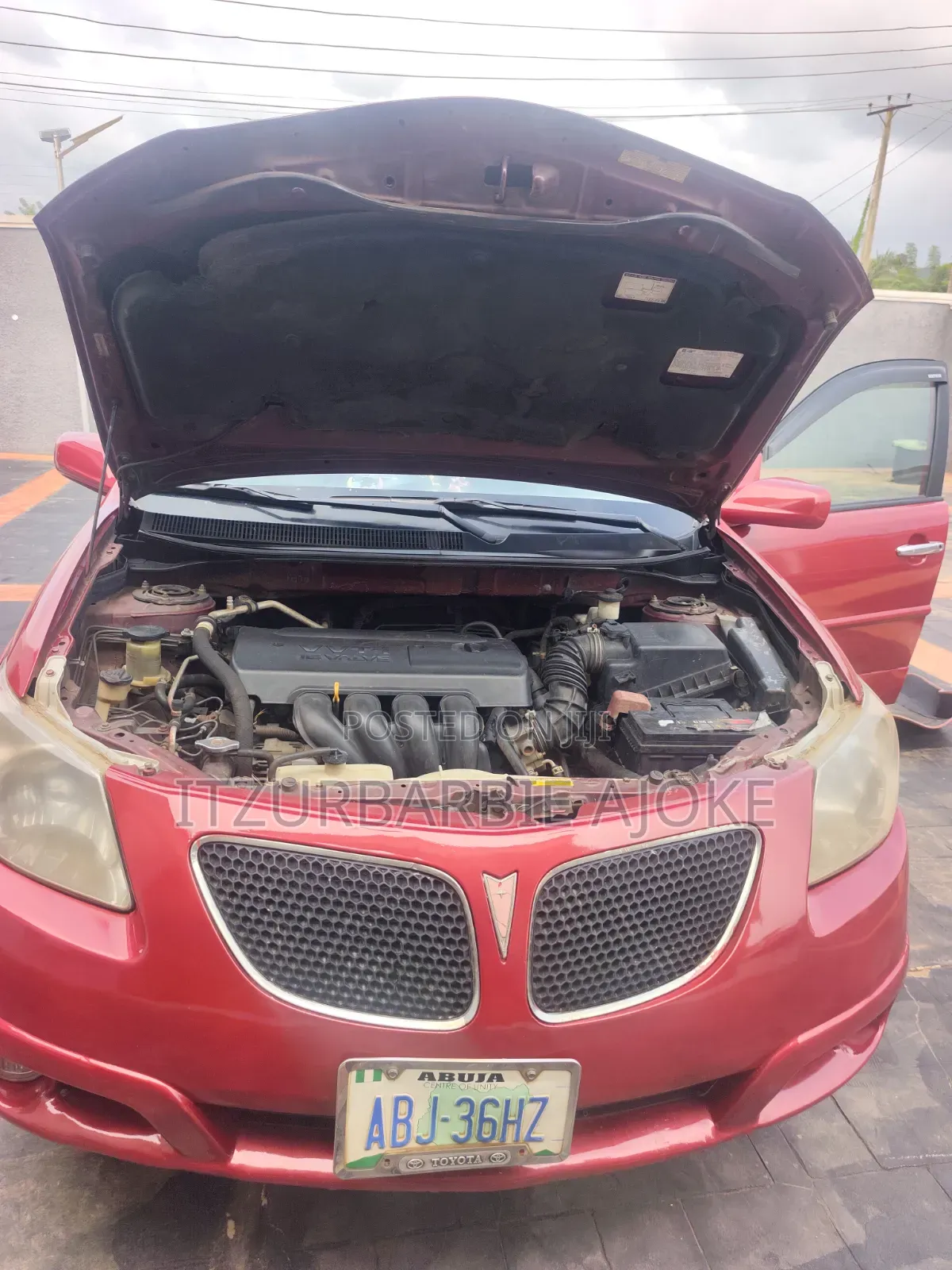 Pontiac Vibe 2007 Red