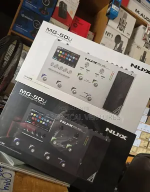 MG-50LI Black With White Colour NUX MG-50Li Multi-Effect Processor.