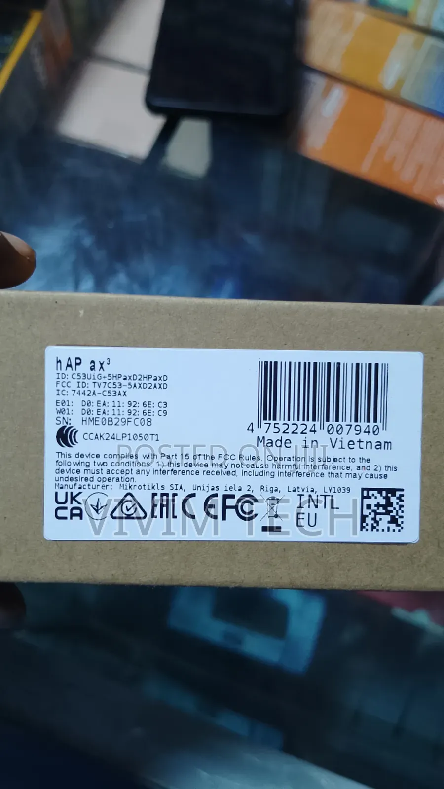 MikrotiK Hap Ax3 Router