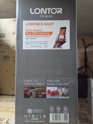 Lontor Unbreakable Blender With Dry Mill Cup
