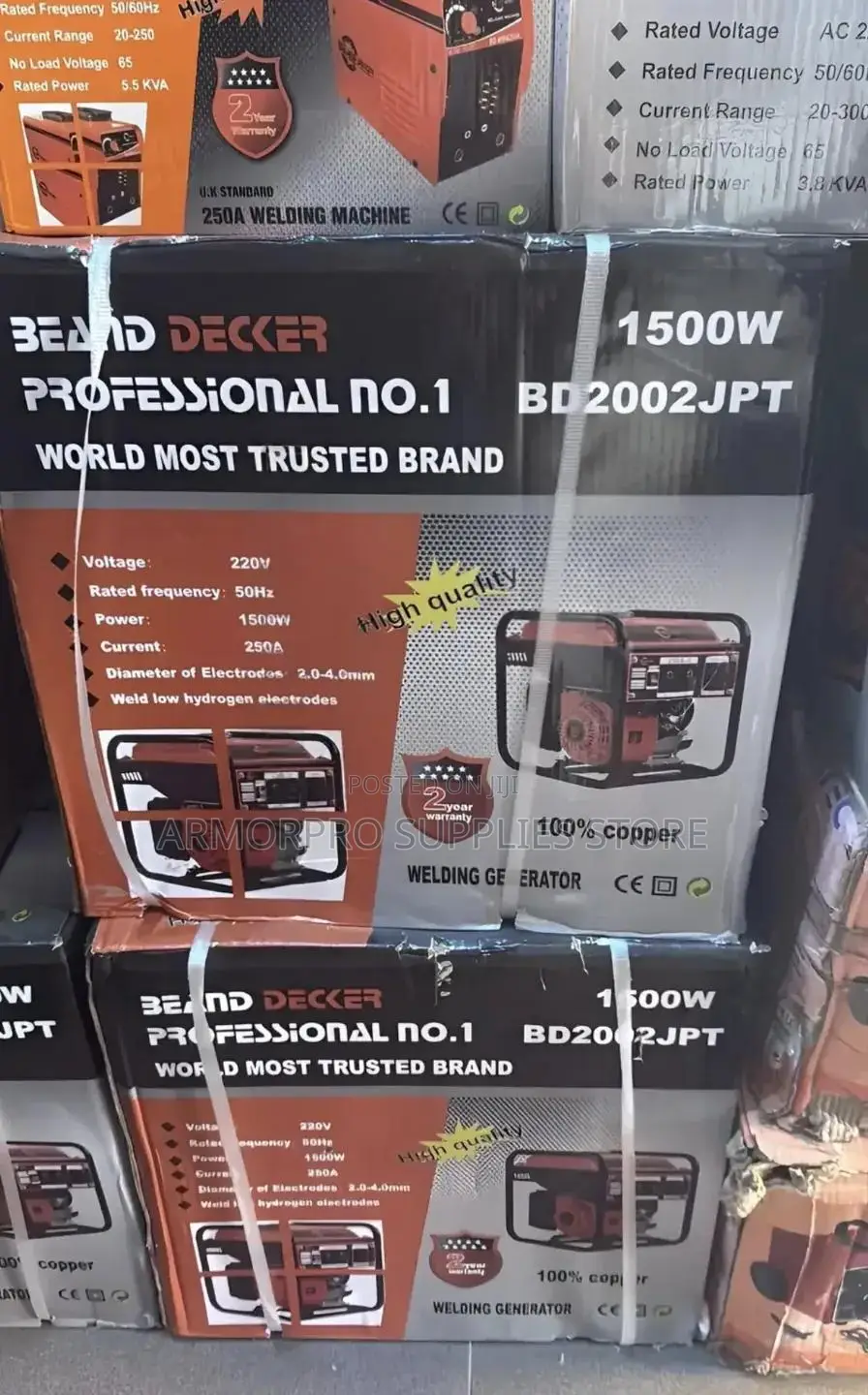 Beand Decker BD2002JPT, a Portable 1500W Gasoline-Powered