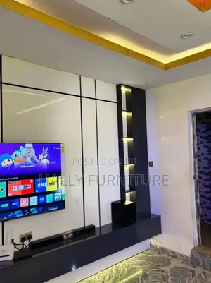 Black and White TV Console