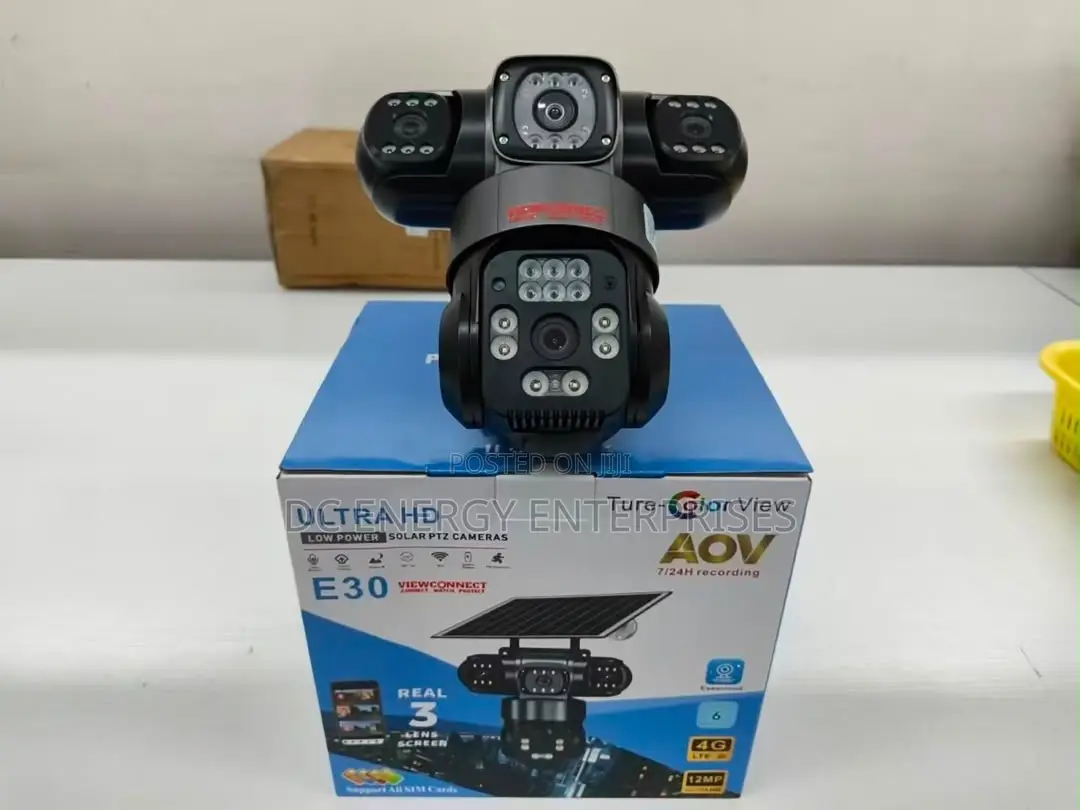 3 Lens CCTV Camera