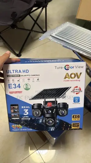3 Lens CCTV Camera