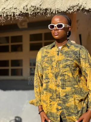 Tie-Dye Long Sleeve Button-Up Shirts