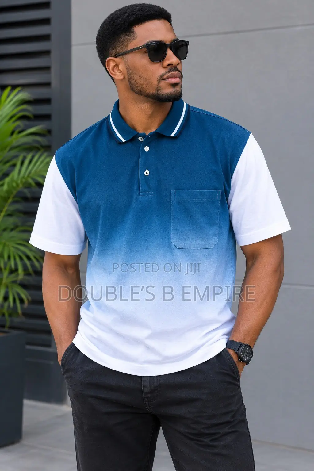 Men’s Stripe Polo