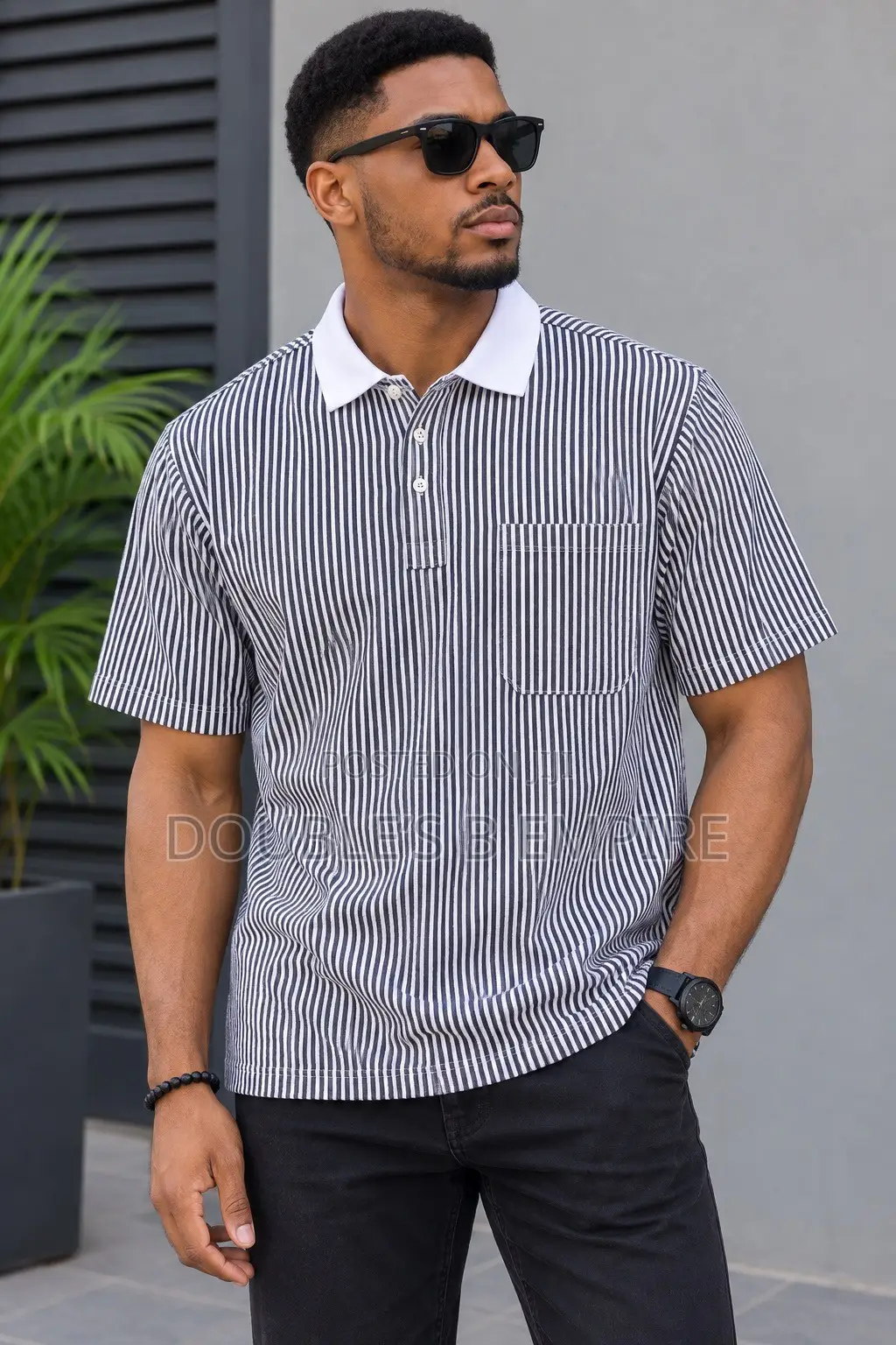 Men’s Stripe Polo