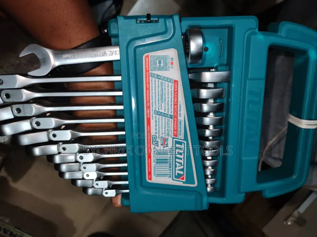 Flexible Ratchet Spanner Set-12pcs