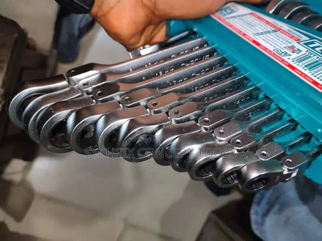 Flexible Ratchet Spanner Set-12pcs