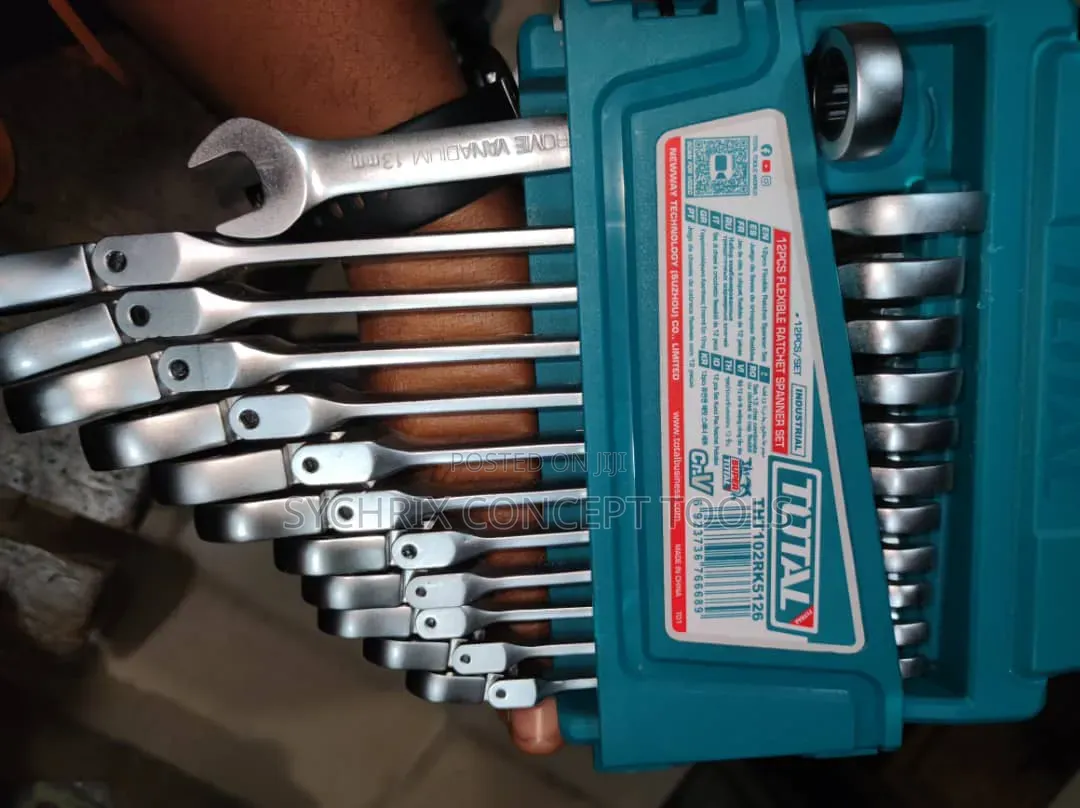 Flexible Ratchet Spanner Set-12pcs