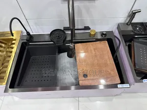 Black Complete Kitchen Sink Suite