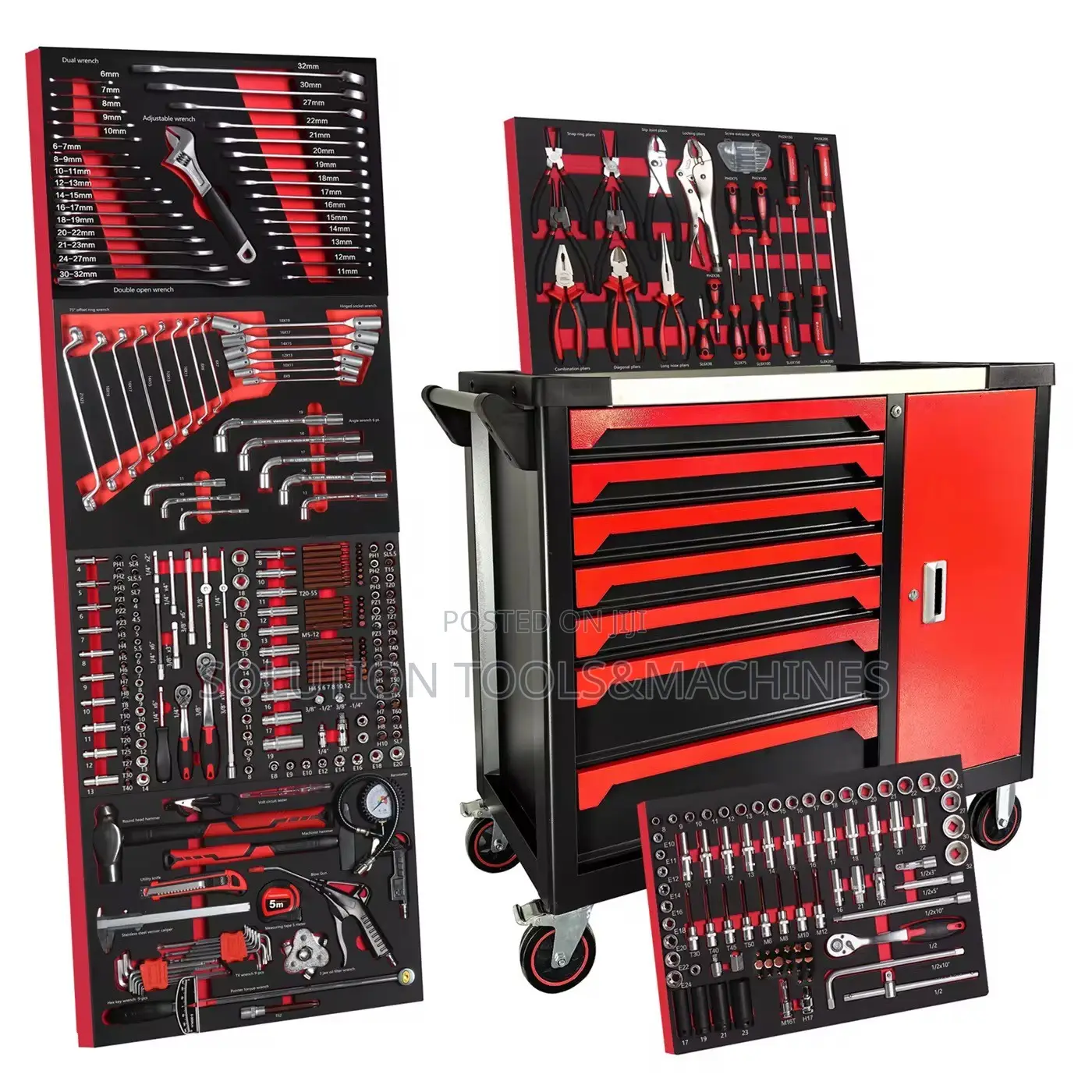 7 Drawer Cabinet Tools Box