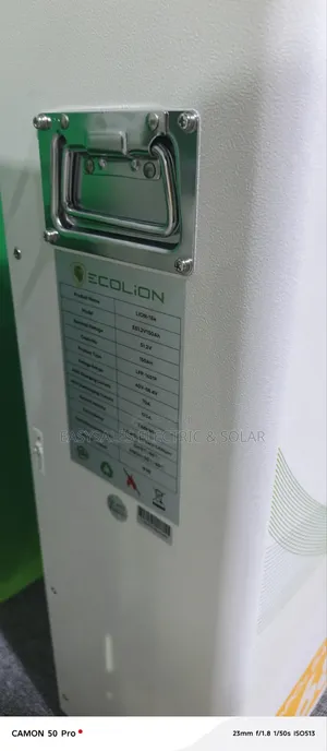 7.6kwh Ecolion 51.2volts Lithium Battery