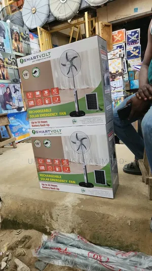Smart Rechargeable Solar Standing Fan