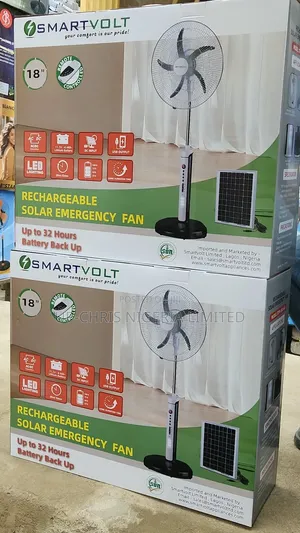 Smart Rechargeable Solar Standing Fan