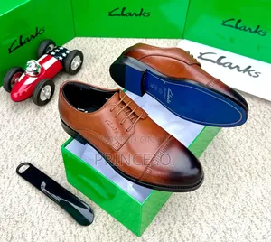 Brown Leather Clark Shoes