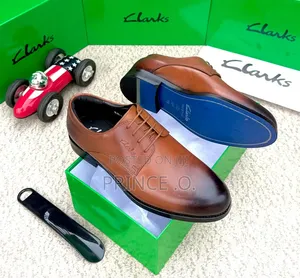 Brown Leather Clark Shoes