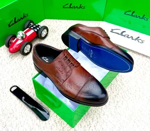 Brown Leather Clark Shoes