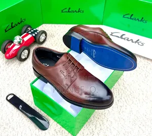 Brown Leather Clark Shoes