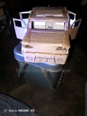 Toy Cars for Children Made From Cardboard Box and for Children From